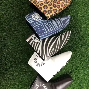 Premium Leather Golf Putter Headcover Blade Shape with multiple design options for Golf Lovers