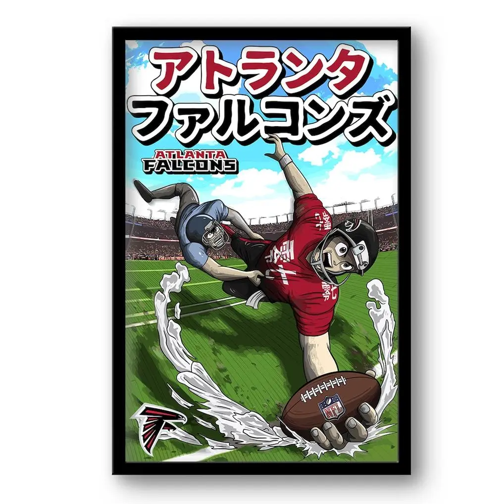 Atlanta Falcons Anime Art Print