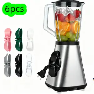 6pcs Dual-Purpose Wire Clip, Cord Organizer for Kitchen and Office - Integrated Storage for Air Fryer, Coffee Maker Equipment Cables