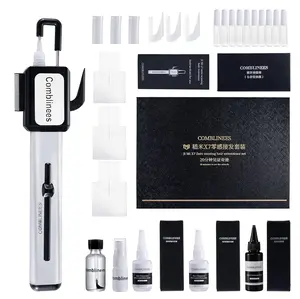 invisible hair extension kit Professional Cold Glue Comb Line Hair Extension Kit – No Heat, Invisible Bonding, Fast Curing & Remover – for Salon and at-Home Use