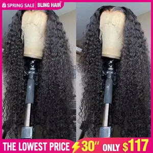 Bling Hair Clearance Deep Wave Lace Front Wig 13x4 13x6 Hd Lace Frontal Human Hair Wigs For Women Real Human Hair