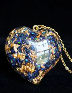 2-inch Eternal Heart Pendant | "Creation" Elements Statement Necklace | Frequency Infused Jewelry by Bold Rulers | Featured in ZERO LIMITS