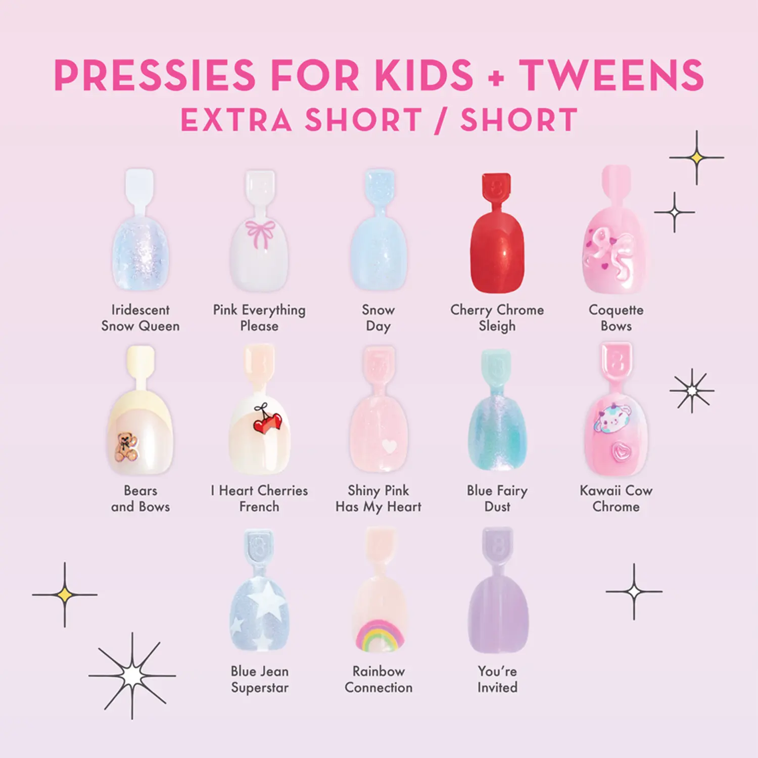 Extra Short / Short  Pressies For Kids + Tweens