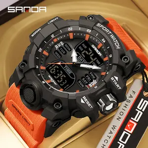 Men's Casual Quartz Digital Watch, a Rose Gold Multifunction Chronograph with a Luminous Fashionable Dial, Waterproof for Outdoor Use