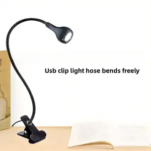 USB Clip Night Light LED Eye Protection Desk Lamp, Warm Light Reading Repair Lamp, Bedside Study Lamp, Small Night Light