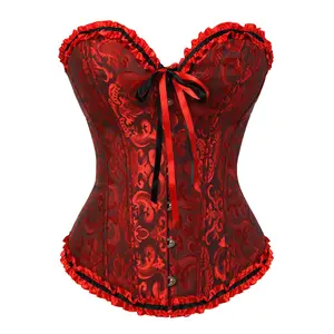 Parlsdy Corset Top for Women Pirate Corsets Shapewear Steampunk Corset Overbust Corset Halloween Gothic Party Outfit 819-Z1
