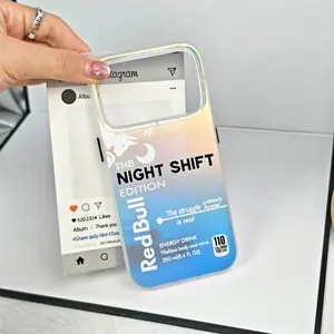 High-end laser-colored phone cases compatible with iPhone 17, 16, 15, 14, 13 Pro Max, and Air, including the iPhone 16 Plus. Features drop protection and shock resistance. Laser-colored cases suitable for both men and women.