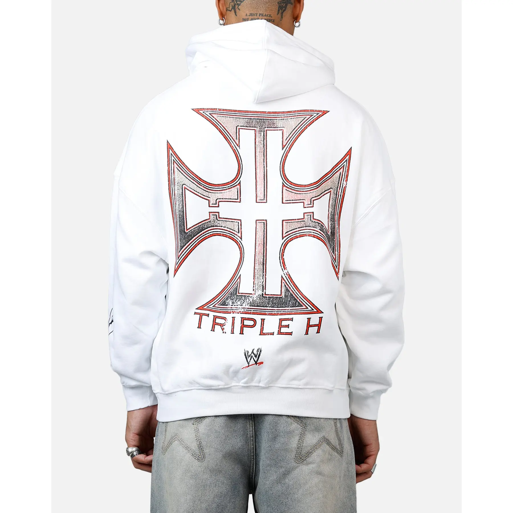 Culture Kings X WWE Triple H Wrestlemania XLI Hoodie White