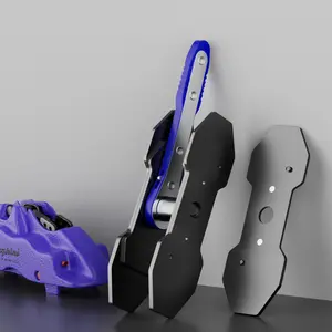 Brake Caliper Press Tool Car Piston Spreader Pad 360 Degree Swing Ratchet Hand Wrench Expander for Single Twin Quad Piston Disc Brake