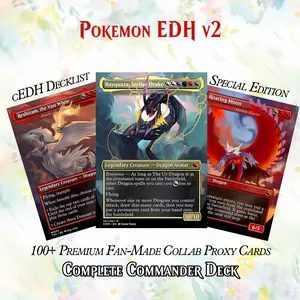 Aura Companions Custom Deck - 110 Pcs Elemental Art Tabletop Set