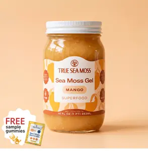 True Sea Moss Mango Irish Sea Moss Gel – Rich in Essential Minerals & Vitamins – supports overall vitality