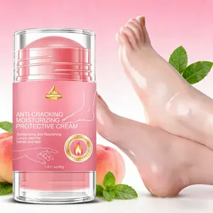 This anti-chapping moisturizing cream Daily Moisturizing Blend contains peach extract, 2% salicylic acid, tea tree oil, and coconut oil to help soothe and brighten, moisturize and nourish, providing luxurious care for hands and feet.