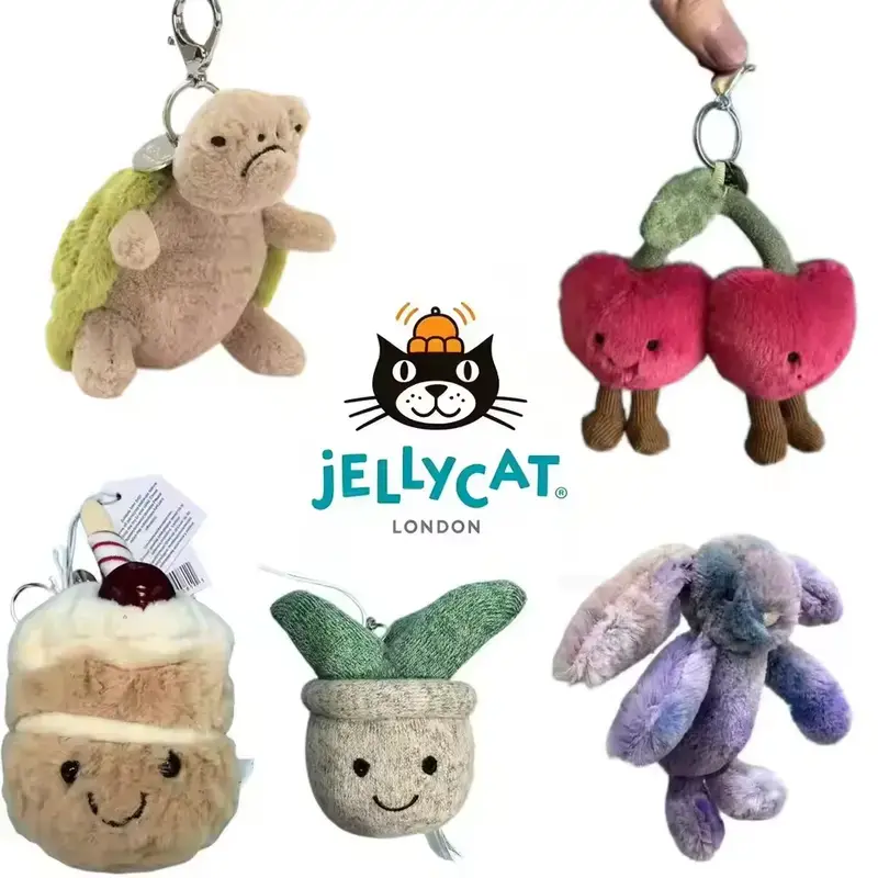 Jellycat Inspired Plush Bag Charm – Cute Stuffed Animal Keychain, Soft Backpack Pendant, Gift for Plush Lovers & Collectors sohochic