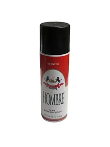 Hombre Spray 5.5 oz Deodorant Protection - Fresh Long-Lasting Masculine Scent for Daily Use & Special Occasions