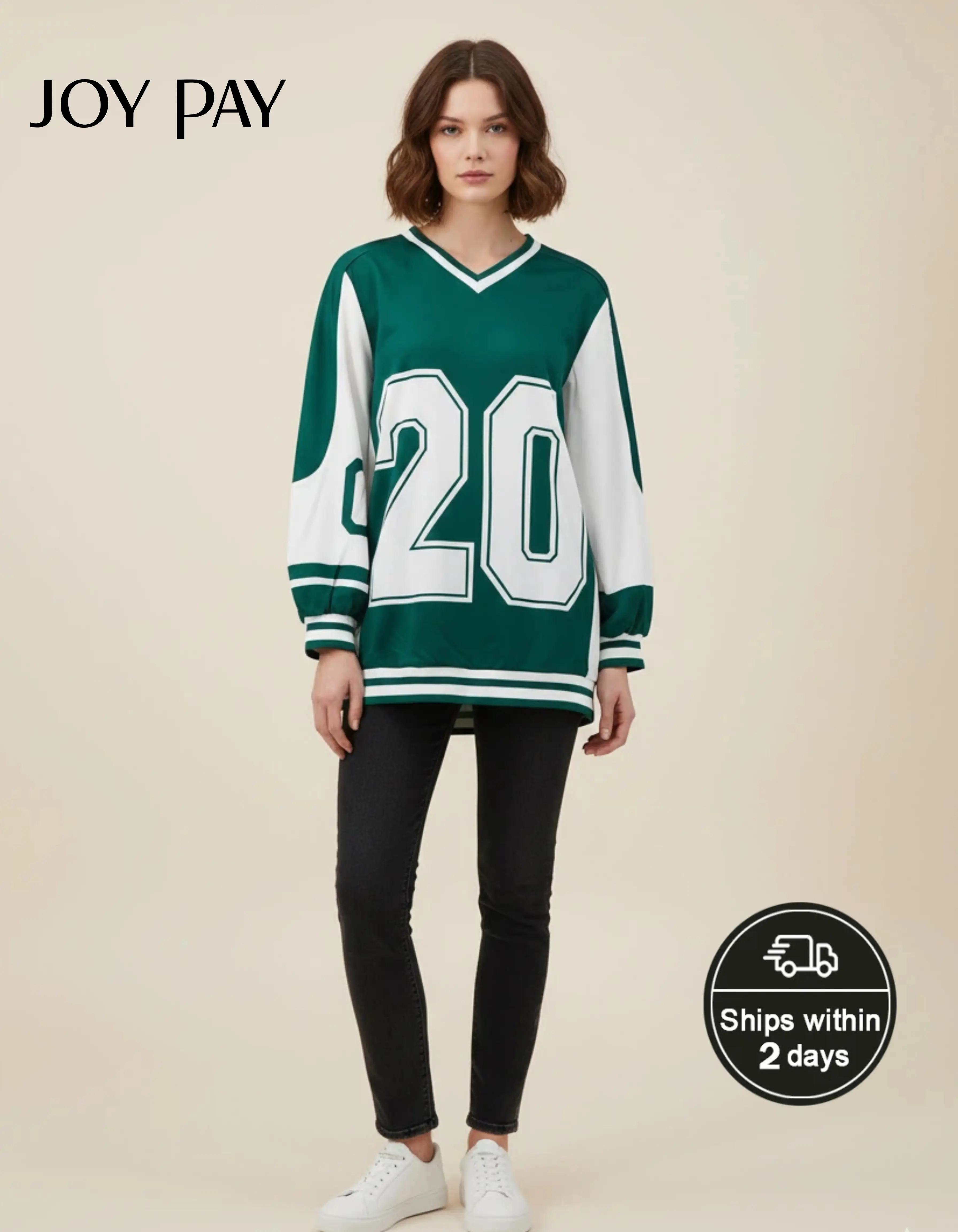 JOYPAY Women's Plus Size Baddie Varsity Dress - Oversized Chunky Jersey Long-Sleeve, Breathable Comfortable Loose-Fit Athletic Retro Street Style Statement Casual Wear for Curvy Women, Black Lightweight, Plus Size Clothes, Jersey Dress, Street Wear, Curvy