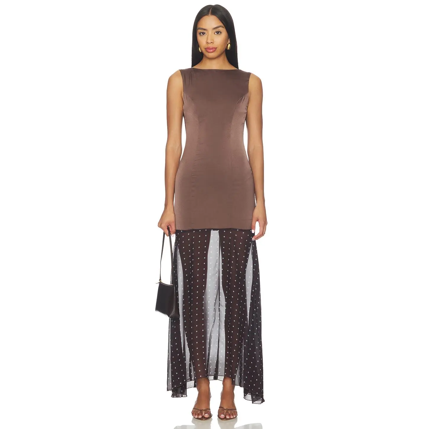 ALL THE WAYS Sariah Maxi Dress in Brown