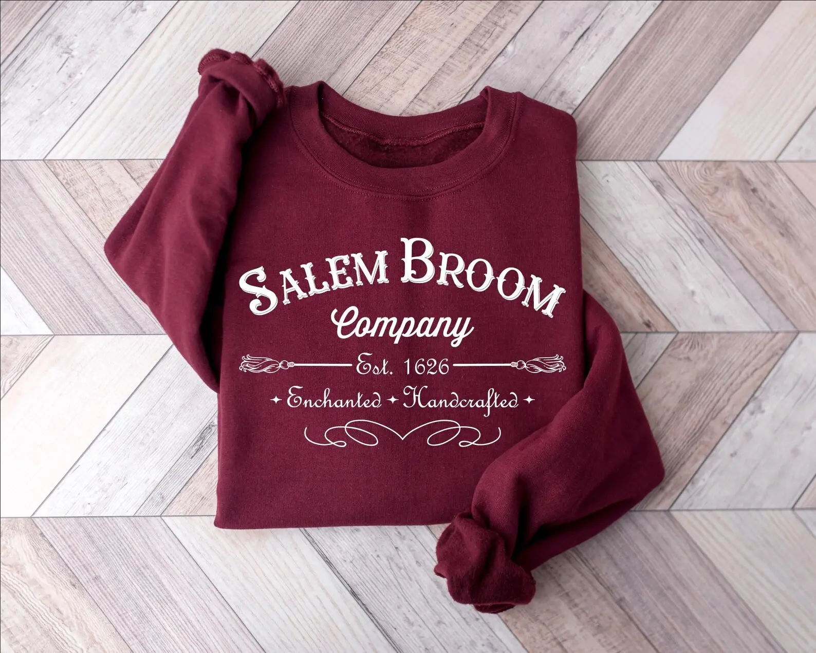 Salem Massachusetts Sweatshirt, Salem Broom Company, Hocus Pocus Shirt, Sanderson Witches Sweatshirt, Retro Halloween Shirt, Fall Shirt