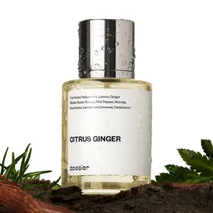 Citrus Ginger, Dossier, Men Perfume, Eau de Parfum, 50ml, Peppermint, Lemon, Ginger, Vetiver, Pink Pepper, Nutmeg, Sandalwood, Cedarwood