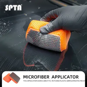 SPTA Ultra Clay Scubber Clay Bar Scrubber, Detailing Clay for Deep Clean Glass ,Fast and Effective Removal of Paint Contaminants ,Light Overspray and More;Double Sided Design for Scrubbing and Clay Work