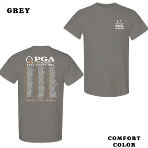 2026 PGA Championship Quail Hollow Past Champions T-Shirt, Official Style Golf Tournament Tee, Comfort Colors Shirt, Vintage Golf Memorabilia Graphic Tee, Shortsleeve, Basic Tops, Trending, Fabric Cotton, Women's top, Menswear, Gift, Streetwear.