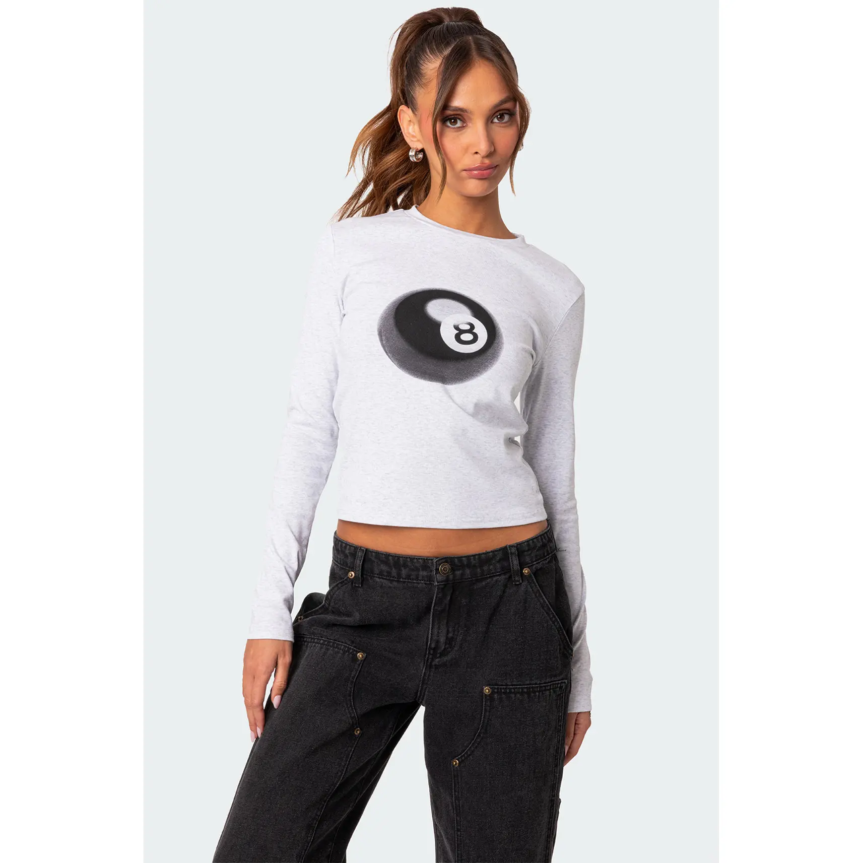 8 Ball Long Sleeve T shirt
