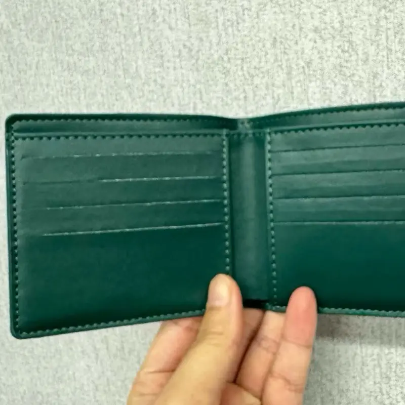Men's Luxury Designer Vintage Canvas Wallet, Minimalist Credit Card Holder, Slim 0.5in Slips in Pockets, Holds Up to 9 Cards, Ideal for Men's Gift Ideas