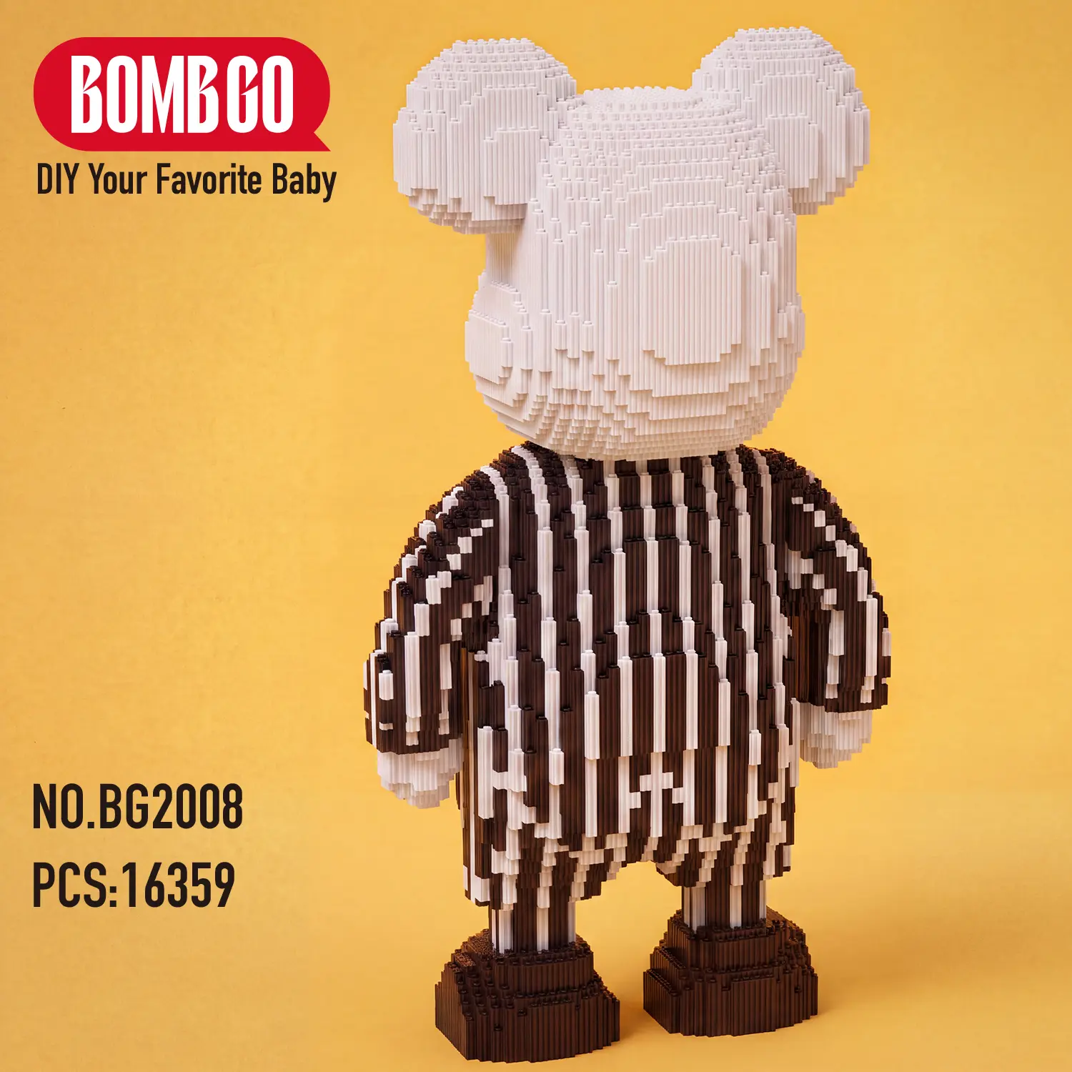 BOMBGO  Building Block, 16359+ PCSToys,BG2008,Birthday Gift,Christmas Gift,Educational Building Blocks,Trend Decoration,Cool Gifts,Brick,Family Bonding BlackFriday Christmas