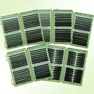 Individual Cluster Lashes, 1 Box Natural Look Eyelash Extensions, Self Grafting Curl Eyelashes, Eye Makeup Enhancement False Eyelashes for Women & Girls, Individual Lash Clusters