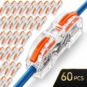 Lever Lock Wire Connectors - Safe Quick Splice Connectors for Household & Automotive Wiring LED light
