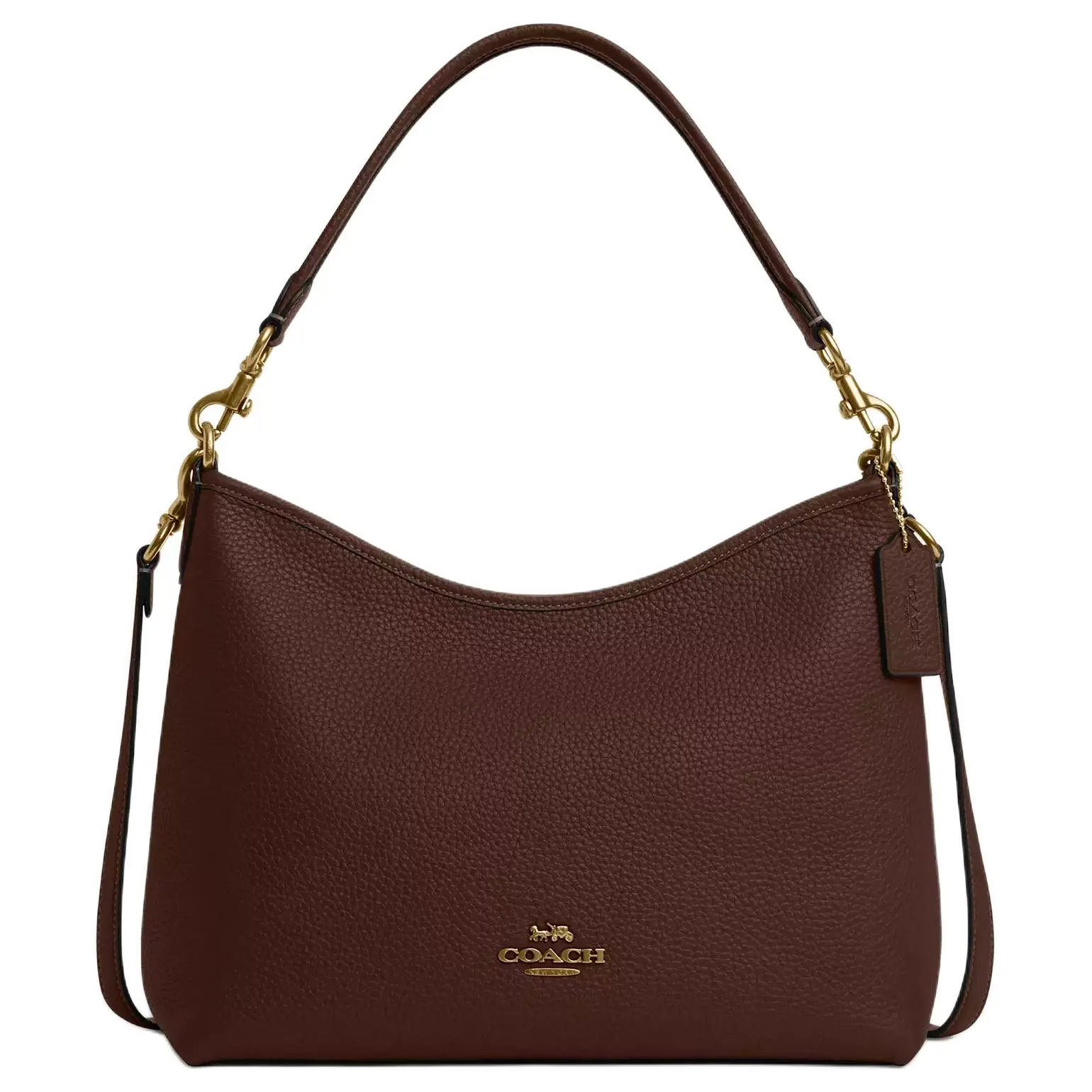 COACH Laurel 31 Leather Crossbody Handbag for Women, Classic Style in Maple Red
