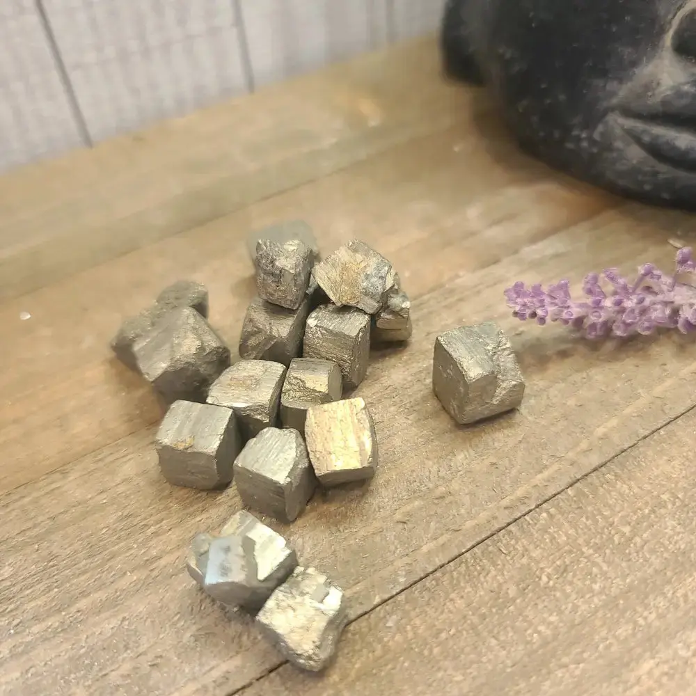 Copper Pyrite Cube Small – Energy and Abundance