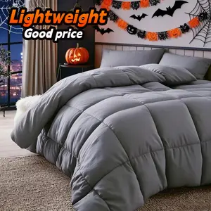 Cosybay Comforter Sets King size, Lightweight Comforter Sets, Queen Size Comforter Set, 2pcs/3pcs Autumn Winter Cute Comforter Set, Bedding Set, Halloween Holidays Gift, Breathable, Seasonal Home Decor,Decorative Tassel Accents