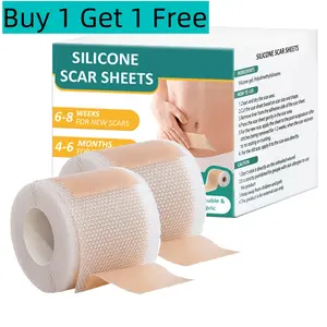 {Buy 1 Get 1 Free}Silicone Scar Removal Sheets,Wound Surgery Scar Removal Silicone Gel Patch, Scar Patch for Scar Removal Rehabilitation Therapy Supplies(1.6"X 59" Roll-1.5M*2)