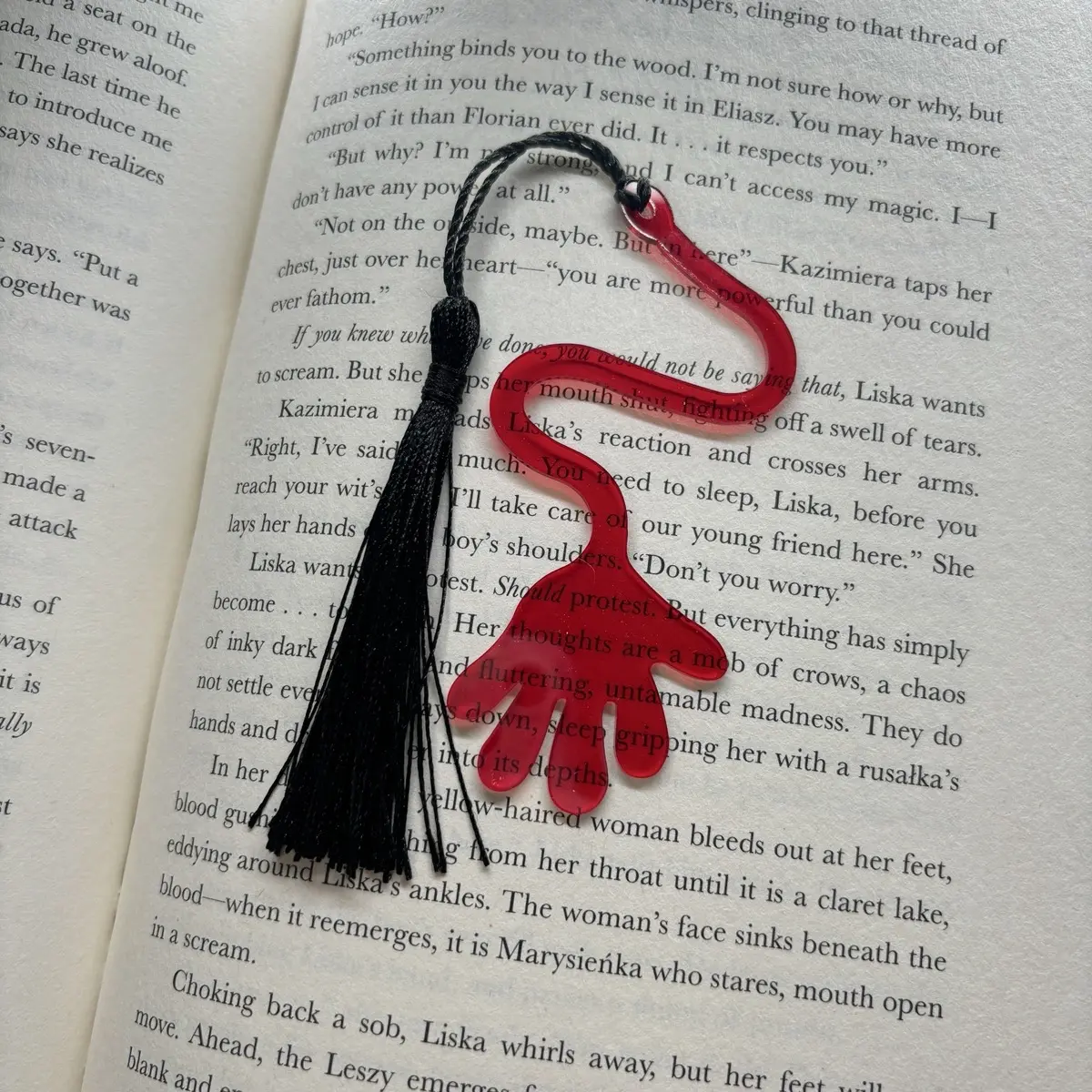Sticky hand bookmark Sticky hand bookmark