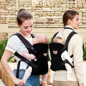 Baby Carrier Backpack Ergonomic Design, Convertible Front/back Carry, Suitable for Newborns to Toddlers, Weight 3.6-14.5 Kg, Comfortable, Lightweight Ergonomic Carrier, Adjustable Ergonomic Carrier