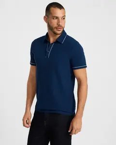 Express Piped Luxe Pique Polo Express Piped Luxe Pique Polo