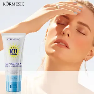 Kormesic Probiotic Sunscreen Spf100 Pa++++, Ultra-Lightweight Non-Sticky Waterproof Sweatproof Moisturizing Face & Body Sunscreen, Quick-Dry 60g
