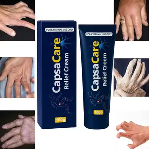 Capsa Neuropathy Relief Cream | Neurosoothe Formula Nerve Cream, Capsaicin Cream, Contains Capsaicin, Arnica, Menthol, Msm, And Glucosamine, Suitable For Feet, Hands, Legs, Muscles, Joints, And Waist | 100g