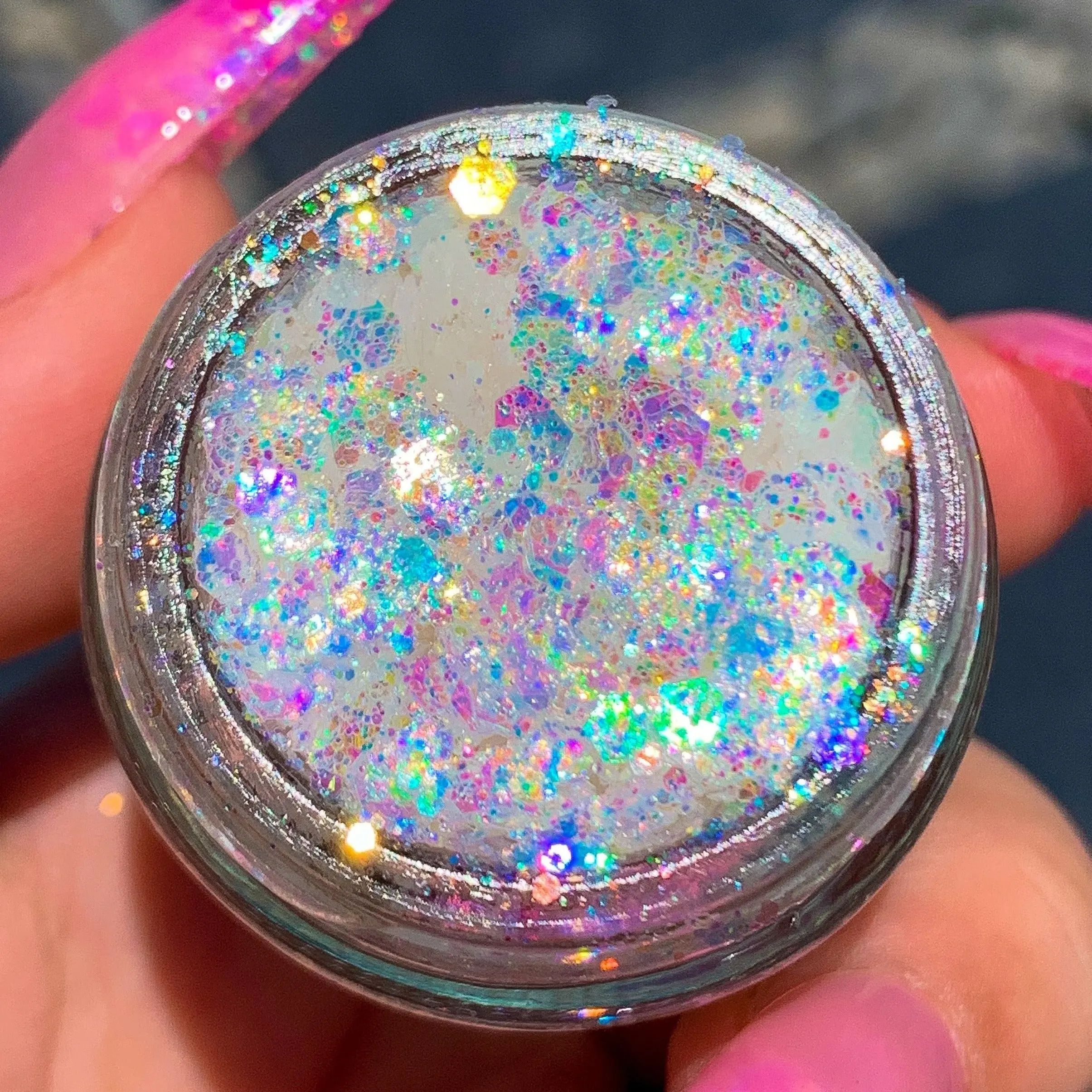 Confetti Club Glitter Gel (Jumbo) - Slayfire Cosmetics Iridescent Cosmetic Glitter