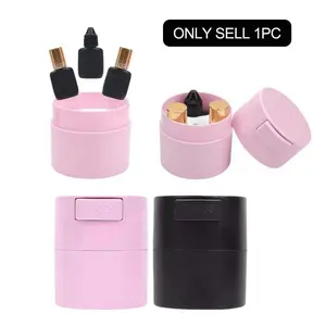1pc Press-Type Lash Glue Storage Case, Cosmetics Storage Box, Plastic Makeup Adhesive Organizer for Eyelash Extension Tools, Lightweight with Seal Design Cosmetic Container, Easy Use Glue Holder