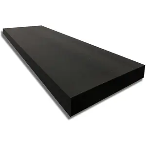 1" Thick x 24" Wide x 84" Long Charcoal High Density , Charcoal  Ideal for Couch Cushion, Bench Cushion, Seat Replacement,  Seat Cushion and More