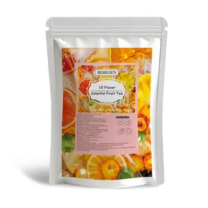 Real Fruit Tea Bags Variety Pack – 10 Flavor Mixed Fruit Herbal Tea, 15 Real Fruit Blend, Iced & Hot Fruit Infusion Drink, Wellness Tea Gift Set