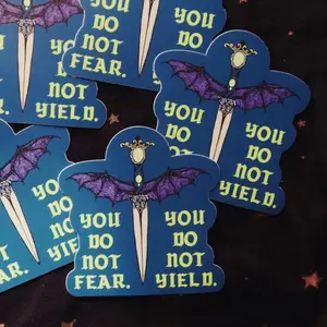 Do Not Yield Sticker