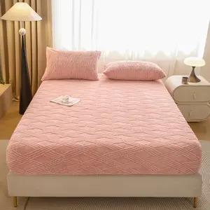 Twill Velvet Bed Sheet Set, Simple Series, Soft & Cozy Fabric, Ideal for All Seasons, Perfect for Bedroom Decor