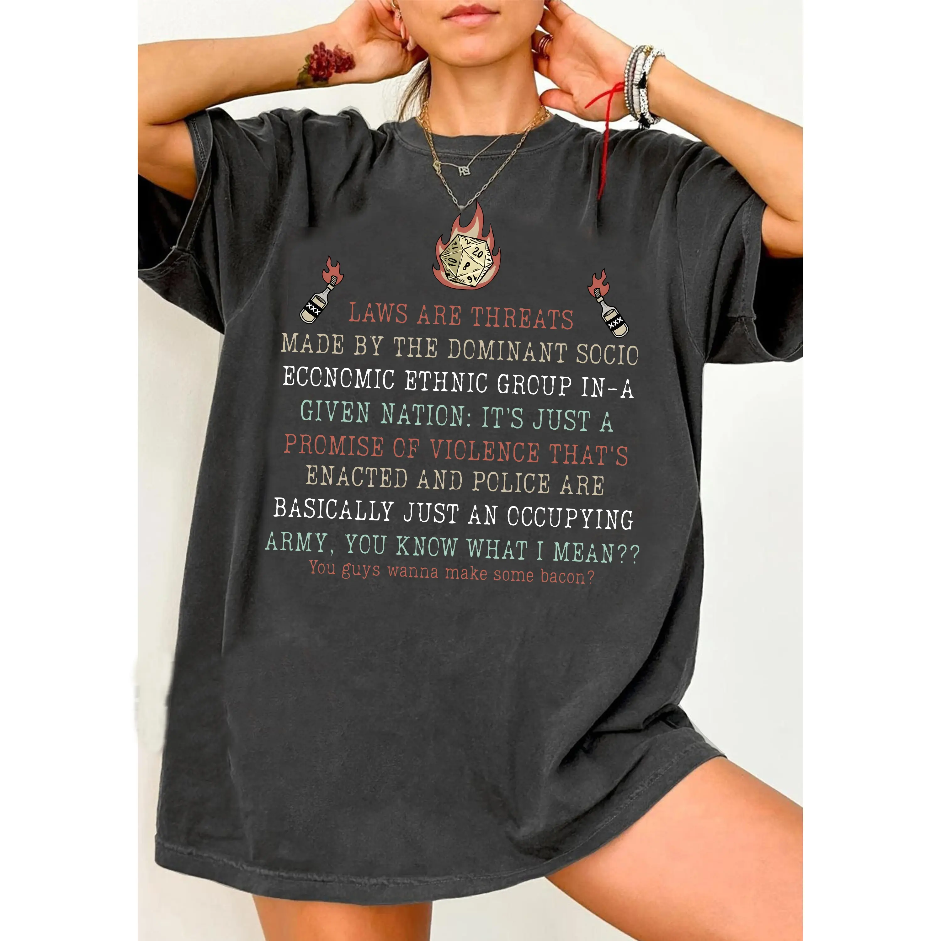 D&D Laws Are Threats Shirt, Dunge0ns and Drag0ns Shirts, Vintage Retro 90s Joke D and D Sweatshirt, Hoodie, RPG Gift