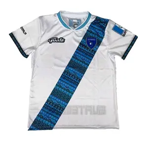 Guatemala Selección de Guatemala Jersey White Blue or Black Short Sleeve Polyester Unisex Soccer Support Shirts Classic Tops