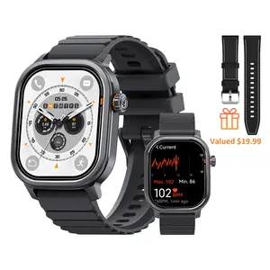 KOSPET PULSE Smartwatch,Fitness Tracker,Bluetooth Calling,44-Day Battery Life,50M Waterproof,AMOLED Display,Android & iOS Watches Black,Wearable,Heart Rate Monitor, tech, Smartwatch for Men&Women,Health Monitor,HealthTracker,giftidea,New Year Pick