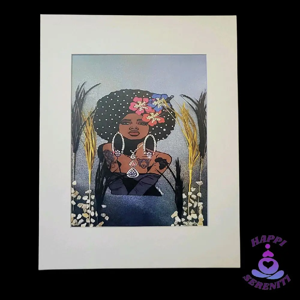 Happi Sereniti Black is Beautiful Ladies of Energy Matted 11x14 Prints