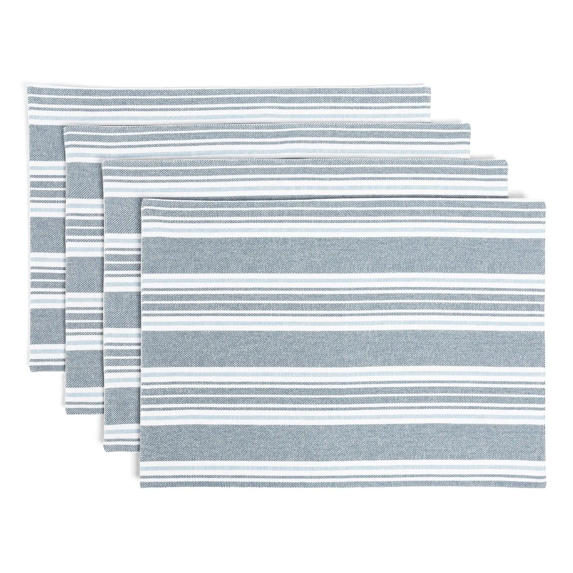 over&back Set of 4 Woven Placemats - 100% Cotton over&back Set of 4 Woven Placemats - 100% Cotton