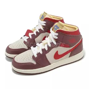 Nike Air Jordan 1 Mid SE Bread, Butter & Sole HF3196-100 Womens Youth Fashion Shoes New